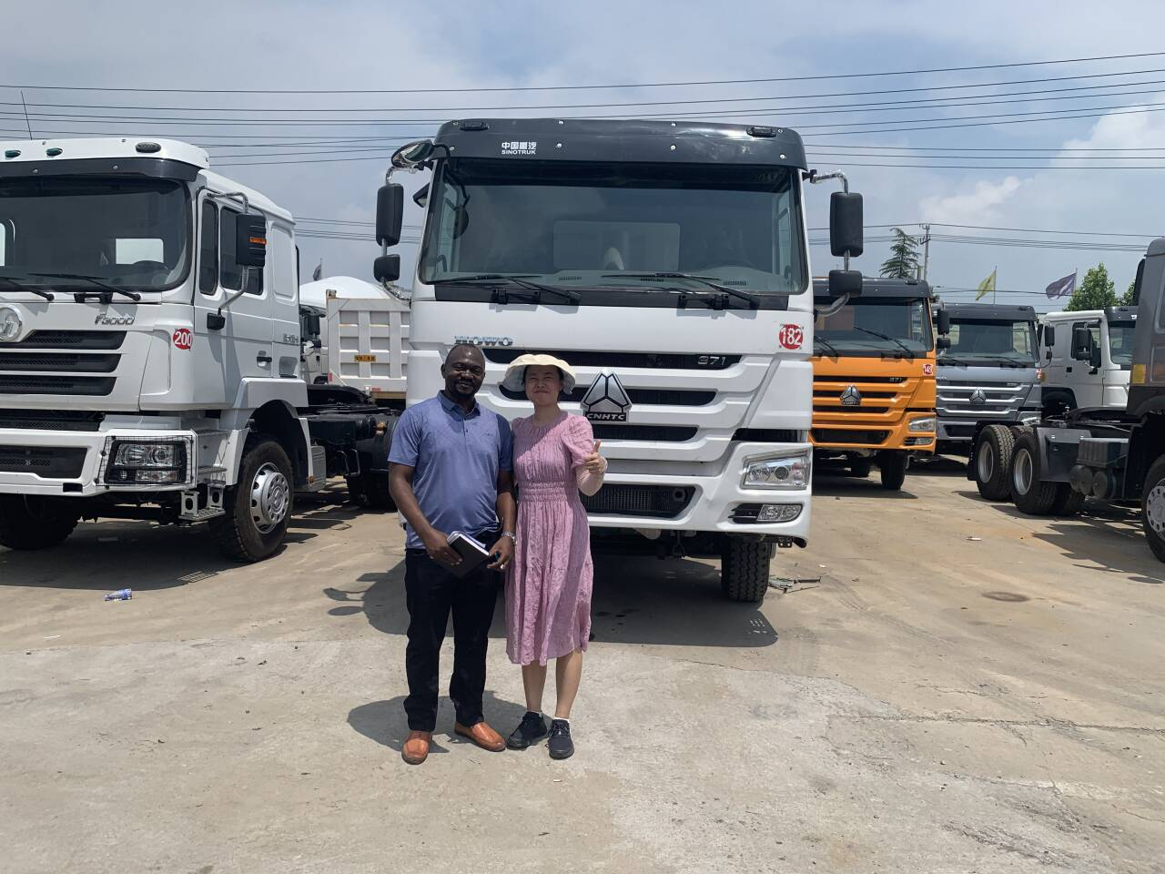 Un client éthiopien commande 5 camions-bennes HOWO