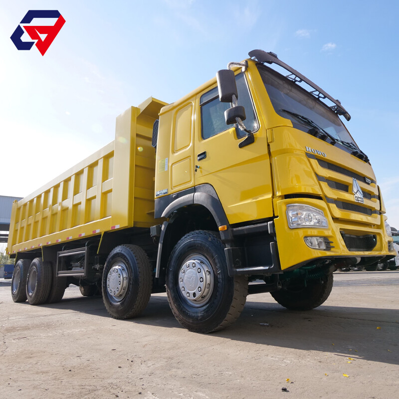 Sinotruk Howo 375HP 8x4 12 wheels Dump Truck Loading 50 Tons