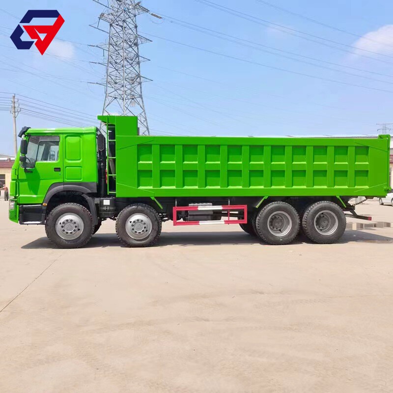 Sinotruk Howo 375HP 8x4 12 wheels Dump Truck Loading 50 Tons