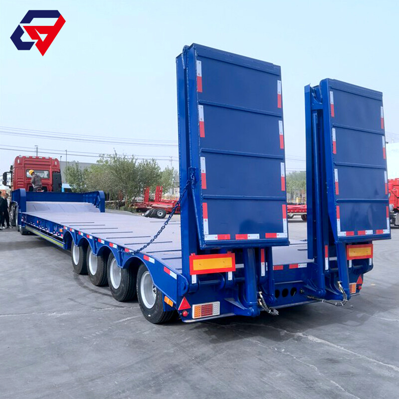 4 Axles Low Bed Trailers