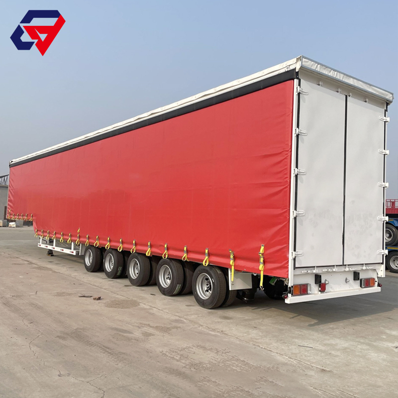60 Tons Side Curtain Semi-Trailer