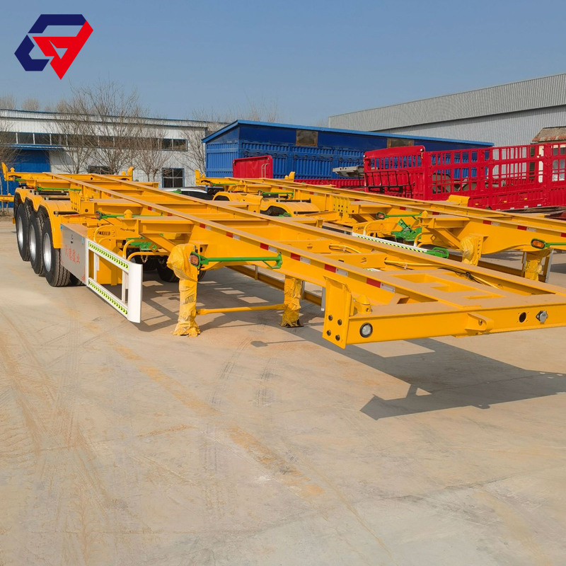 3 Axle Skeleton Semi Trailer