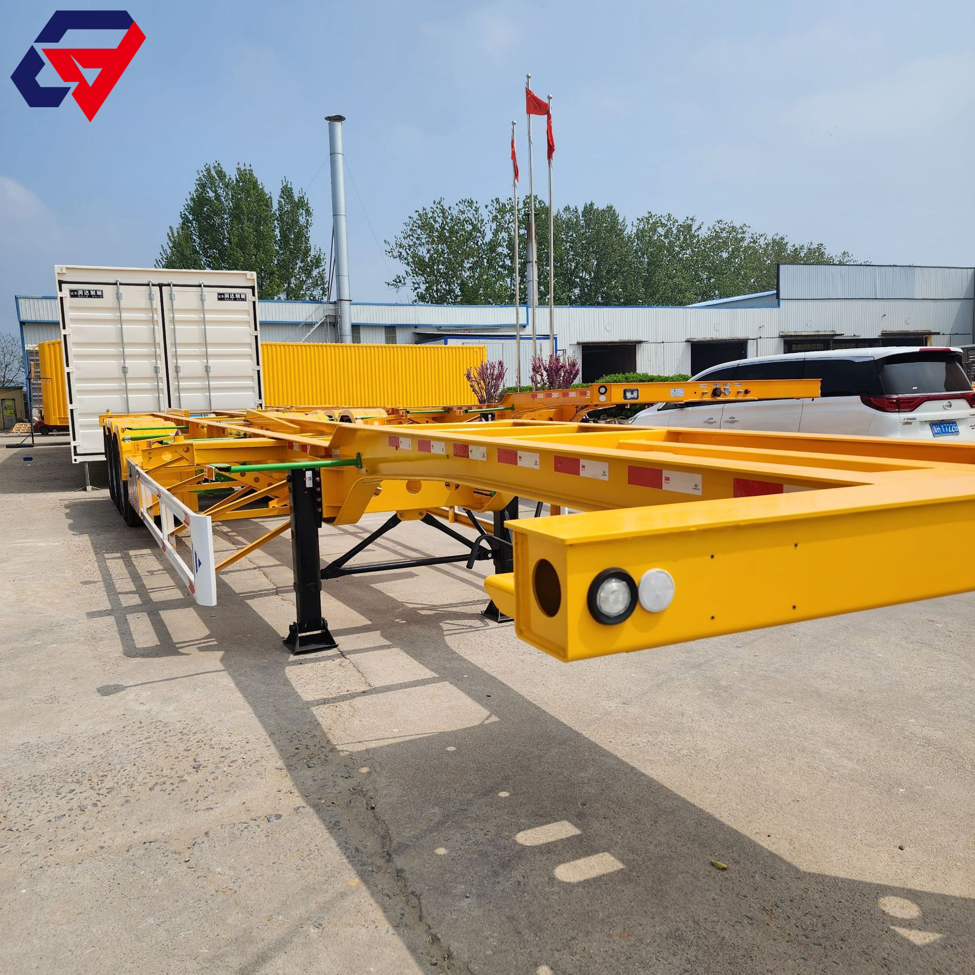 2 Axle 40FT Container Chassis