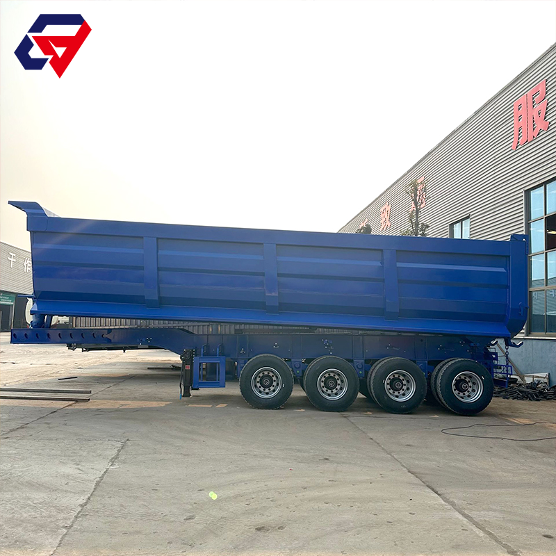 4 Axle U Shape Tipper Trailer