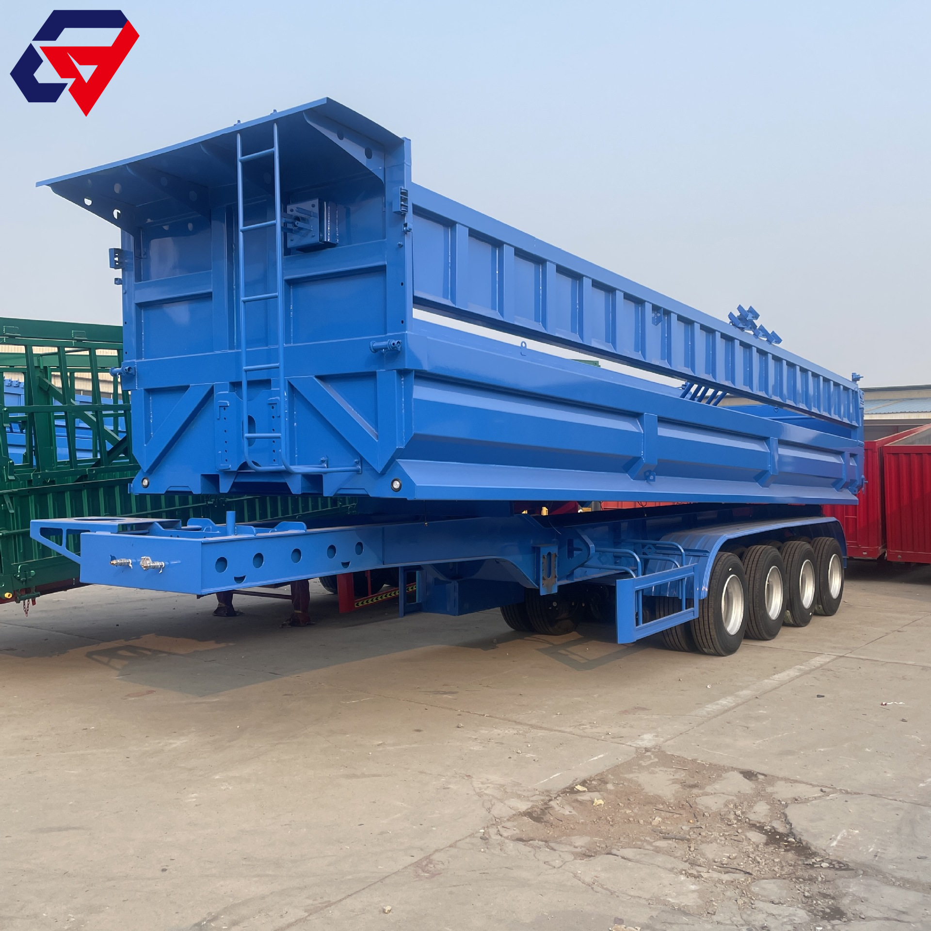 4 Axle U Shape Tipper Trailer