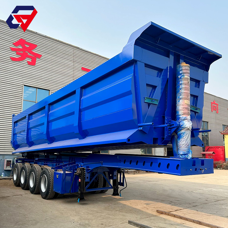 4 Axle U Shape Tipper Trailer