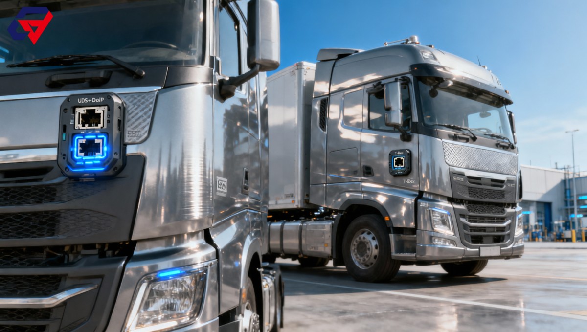 EU Mandates UDS+DoIP Remote Diagnostics for Heavy-Duty Trucks from 2027