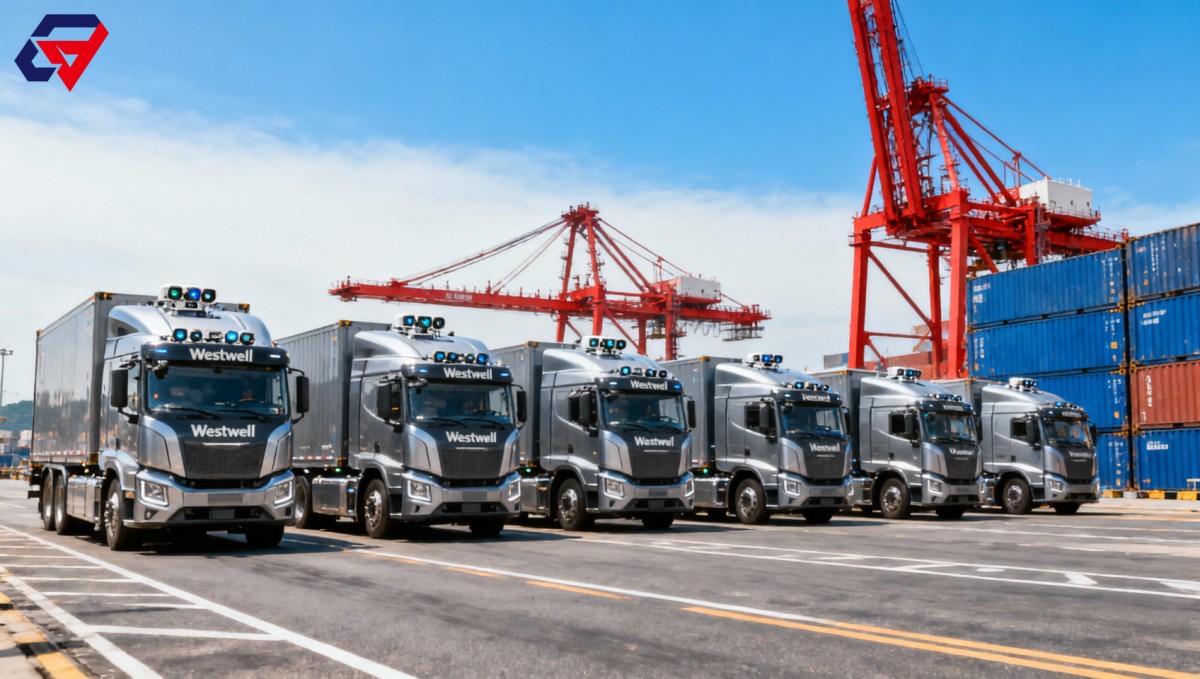 Westwell Autonomous Trucks Deployed at Kwai Chung Terminal, HK Westwell Autonomous Trucks Deployed at Kwai Chung Terminal, HK