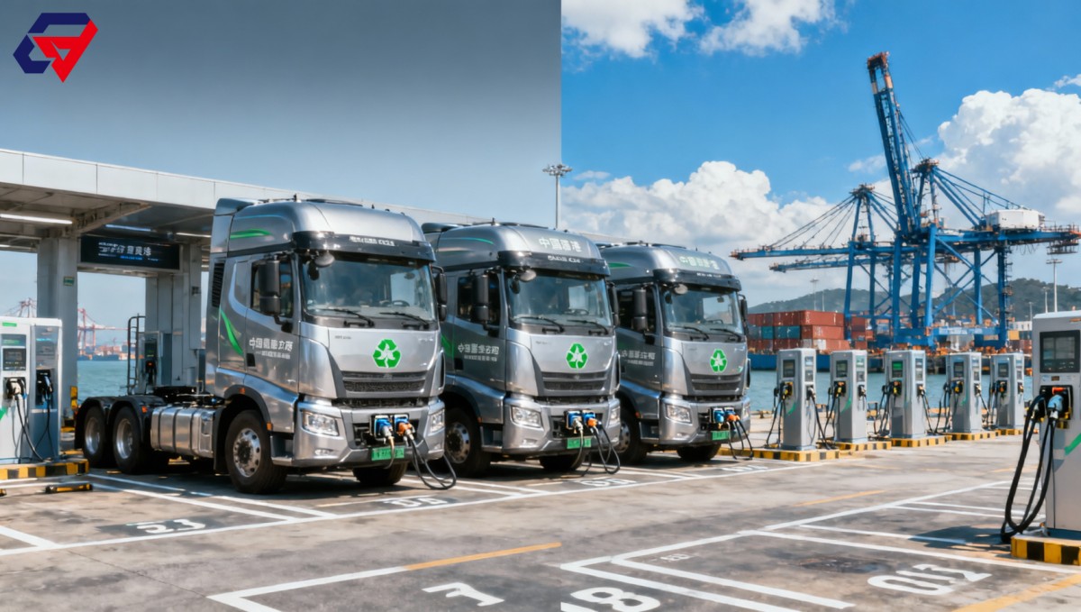 China Launches EV Heavy-Duty Truck Charging Hubs at Ningbo, Qingdao, Guangzhou Ports China Launches EV Heavy-Duty Truck Charging Hubs at Ningbo, Qingdao, Guangzhou Ports