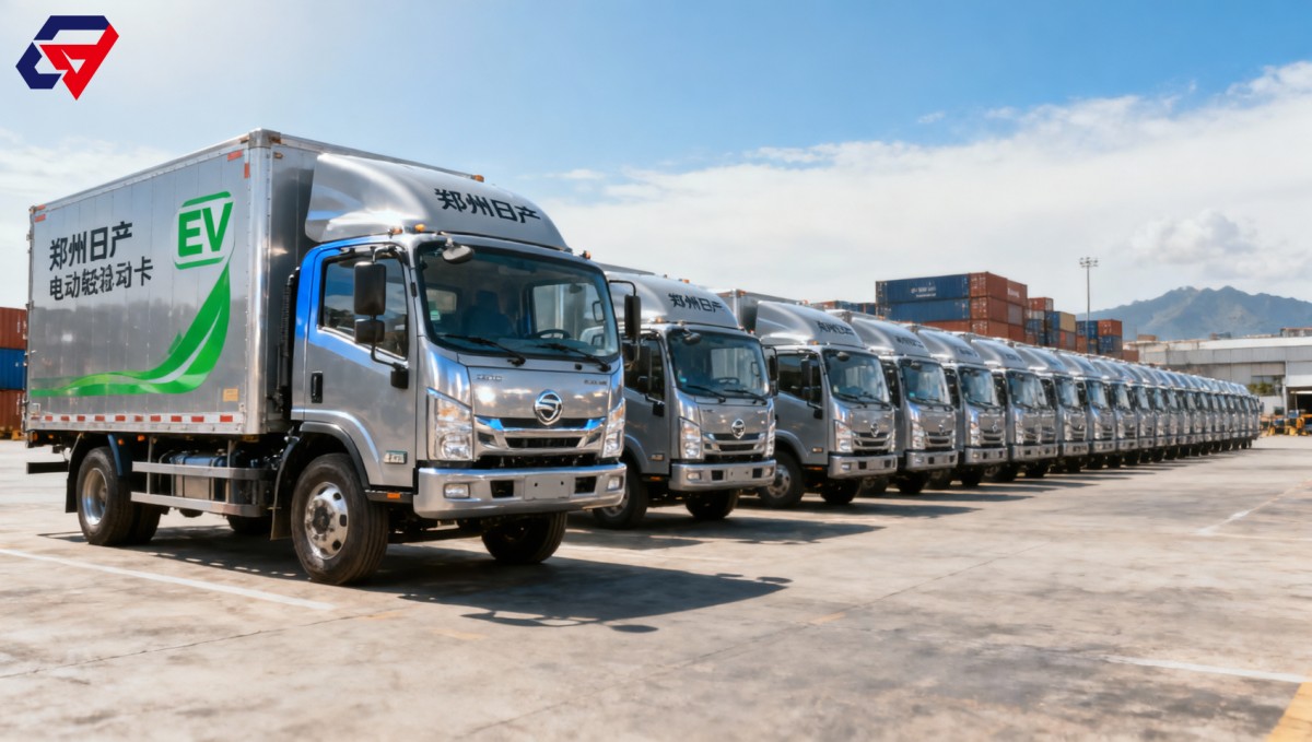 Peru Imports 50 Zhengzhou Nissan EV Light Trucks, First CAN EV Freight Entry