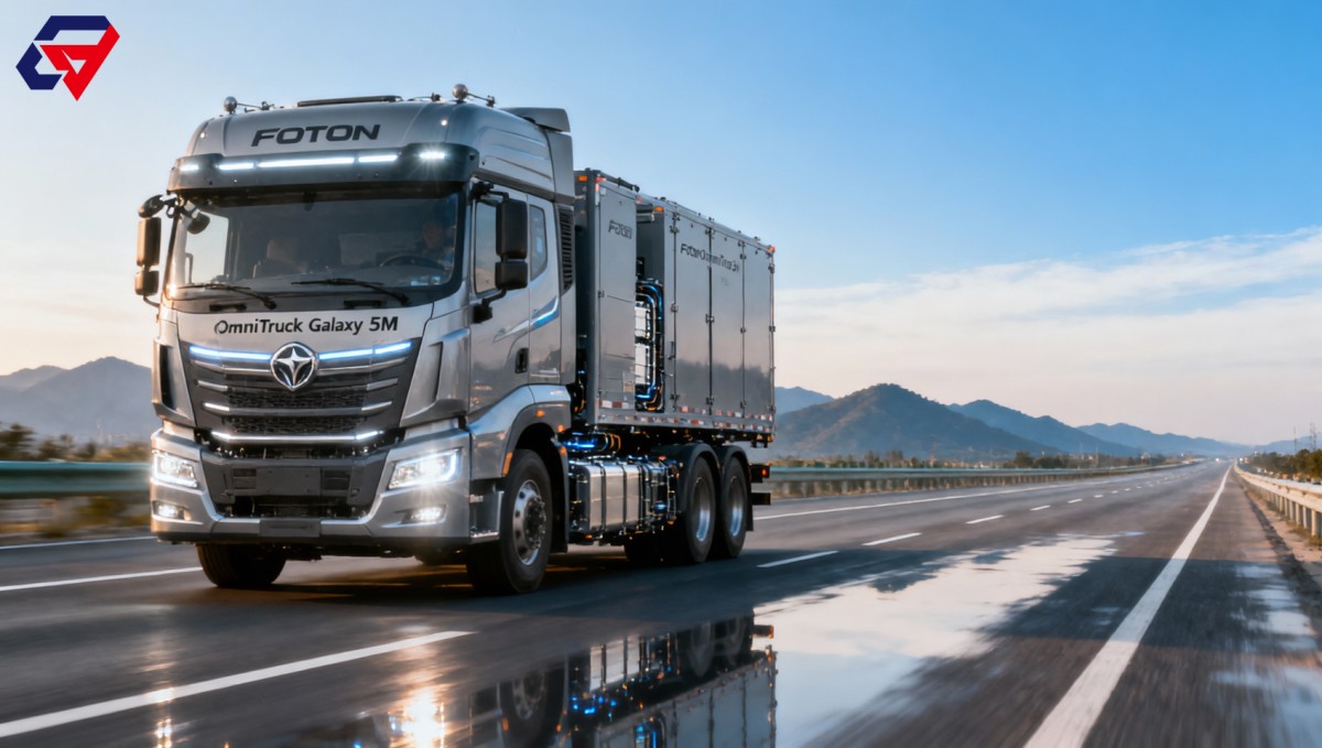 OmniTruck Galaxy 5M BEV Heavy-Duty Truck Completes Cross-Provincial Test OmniTruck Galaxy 5M BEV Heavy-Duty Truck Completes Cross-Provincial Test