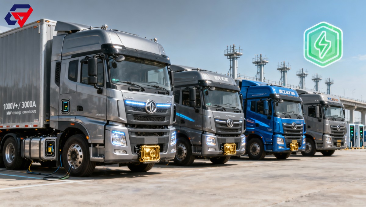 MW-Level Ultra-Fast Charging Heavy-Duty EV Trucks Enter Mass Delivery