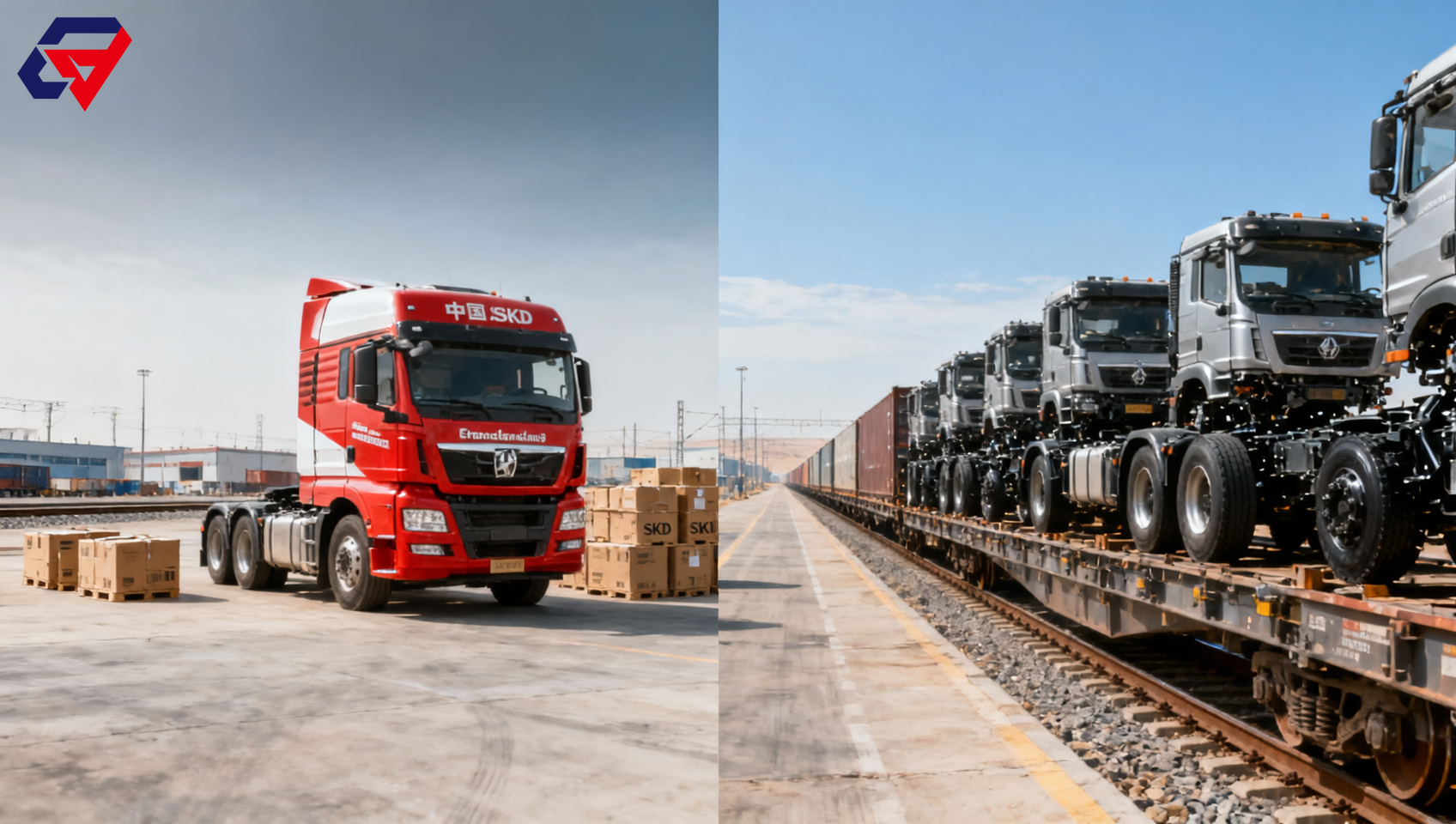 Red Sea Crisis Drives New Land-Sea Route for China's Heavy-Duty Truck Exports Red Sea Crisis Drives New Land-Sea Route for China's Heavy-Duty Truck Exports