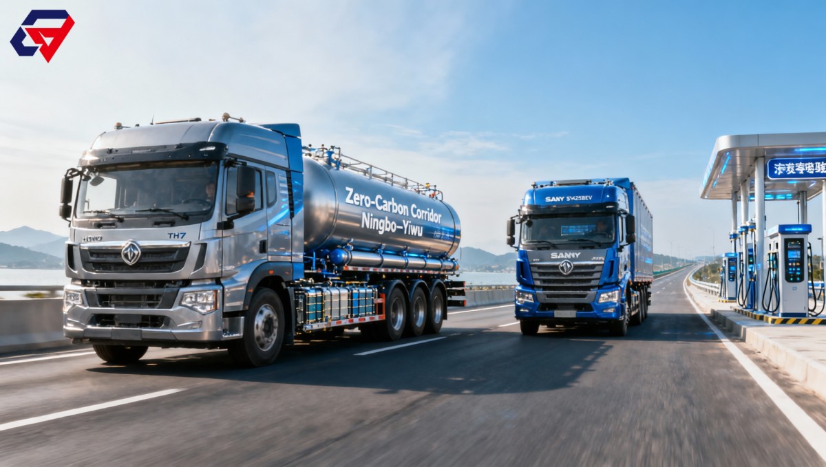 China Launches First Zero-Carbon Heavy-Truck Corridor: Ningbo–Yiwu