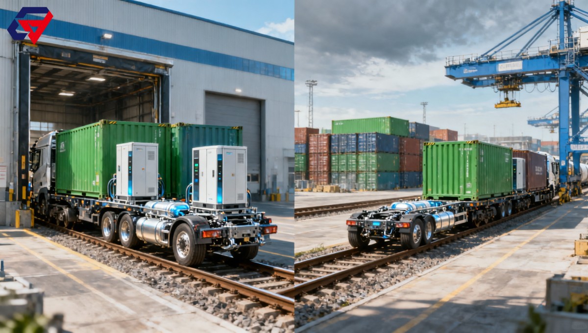Xi’an-Europe Rail Adds New-Energy Truck Service