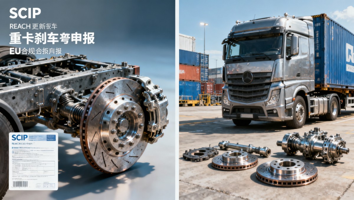 EU REACH Update Puts Truck Brake Parts Under SCIP Rule EU REACH Update Puts Truck Brake Parts Under SCIP Rule