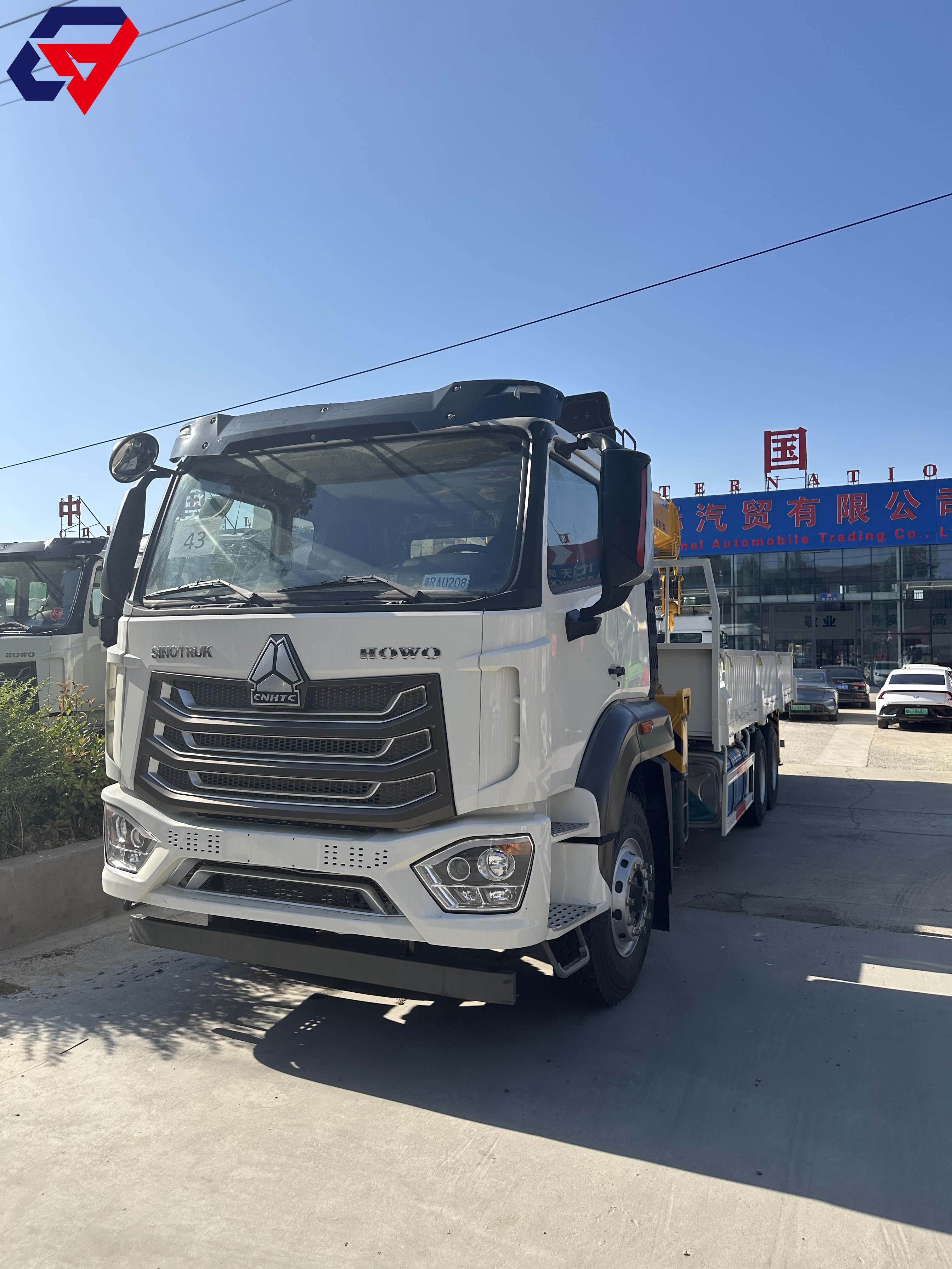 HOWO 6×4 12Ton XCMG Straight Boom Crane