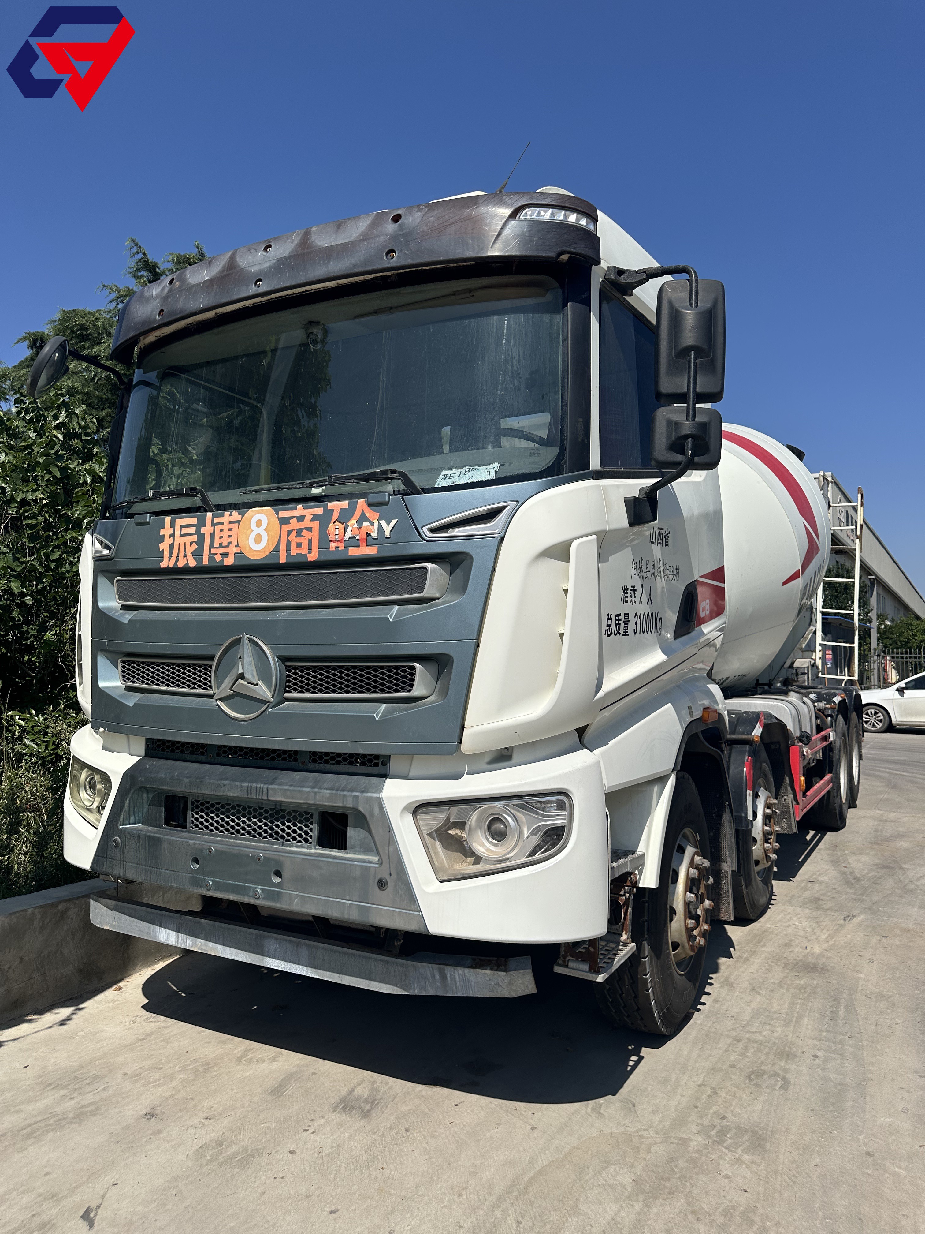 SANY Chassis 8x4 Cement Mixer Truck