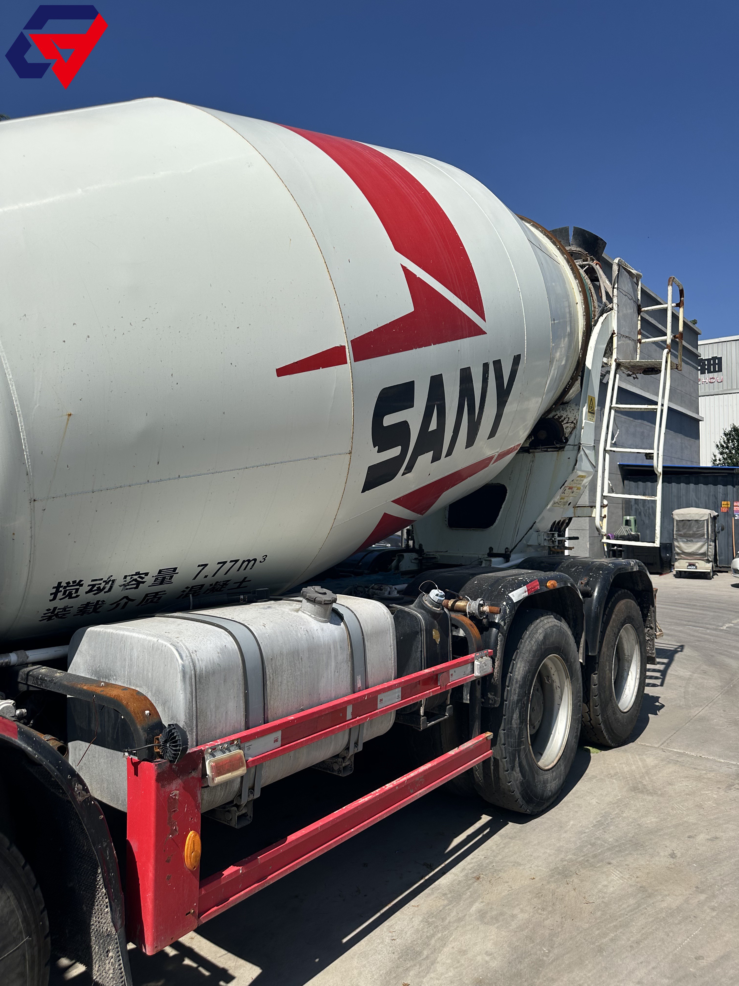 SANY Chassis 8x4 Cement Mixer Truck