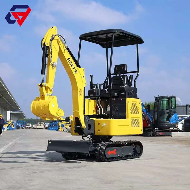 Yellow Mini Excavator