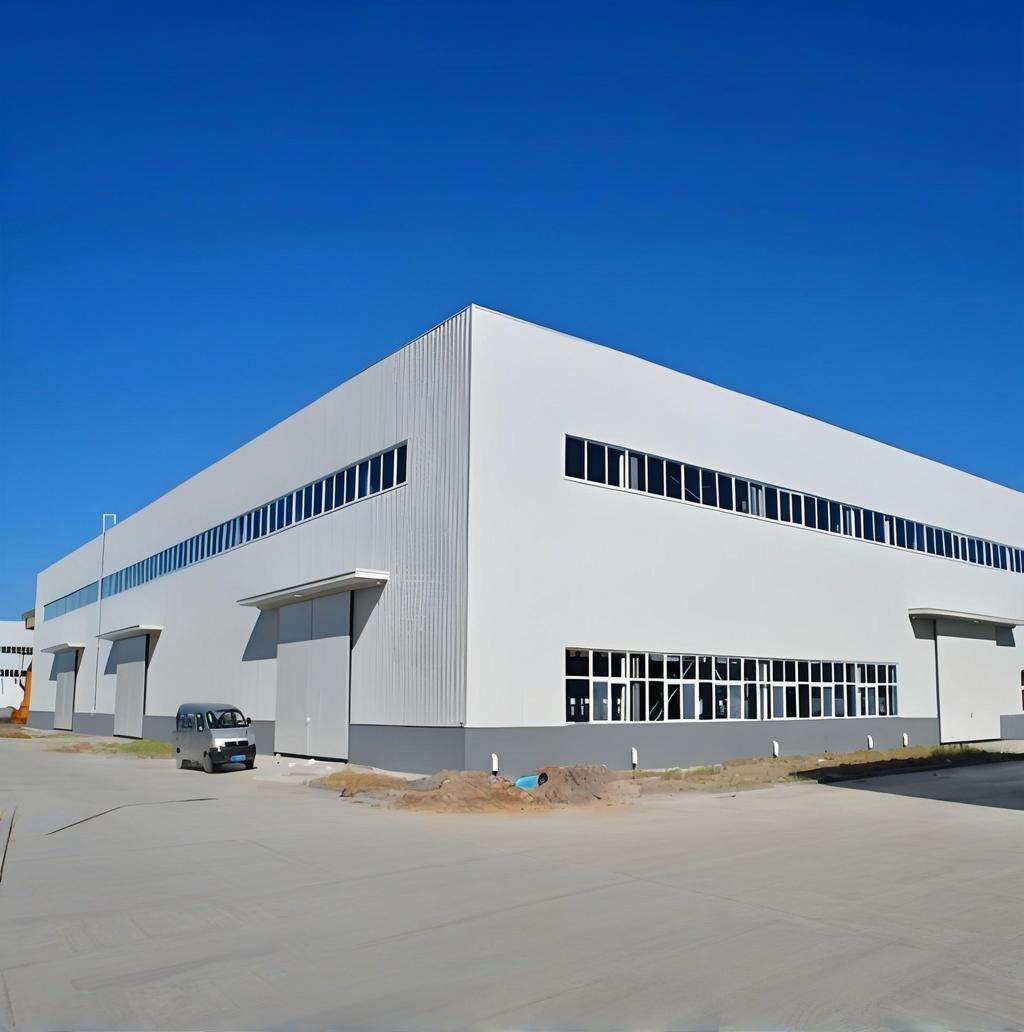 Modern Steel Warehouse: Modular Prefab Factory, Low-Cost Industrial Shed