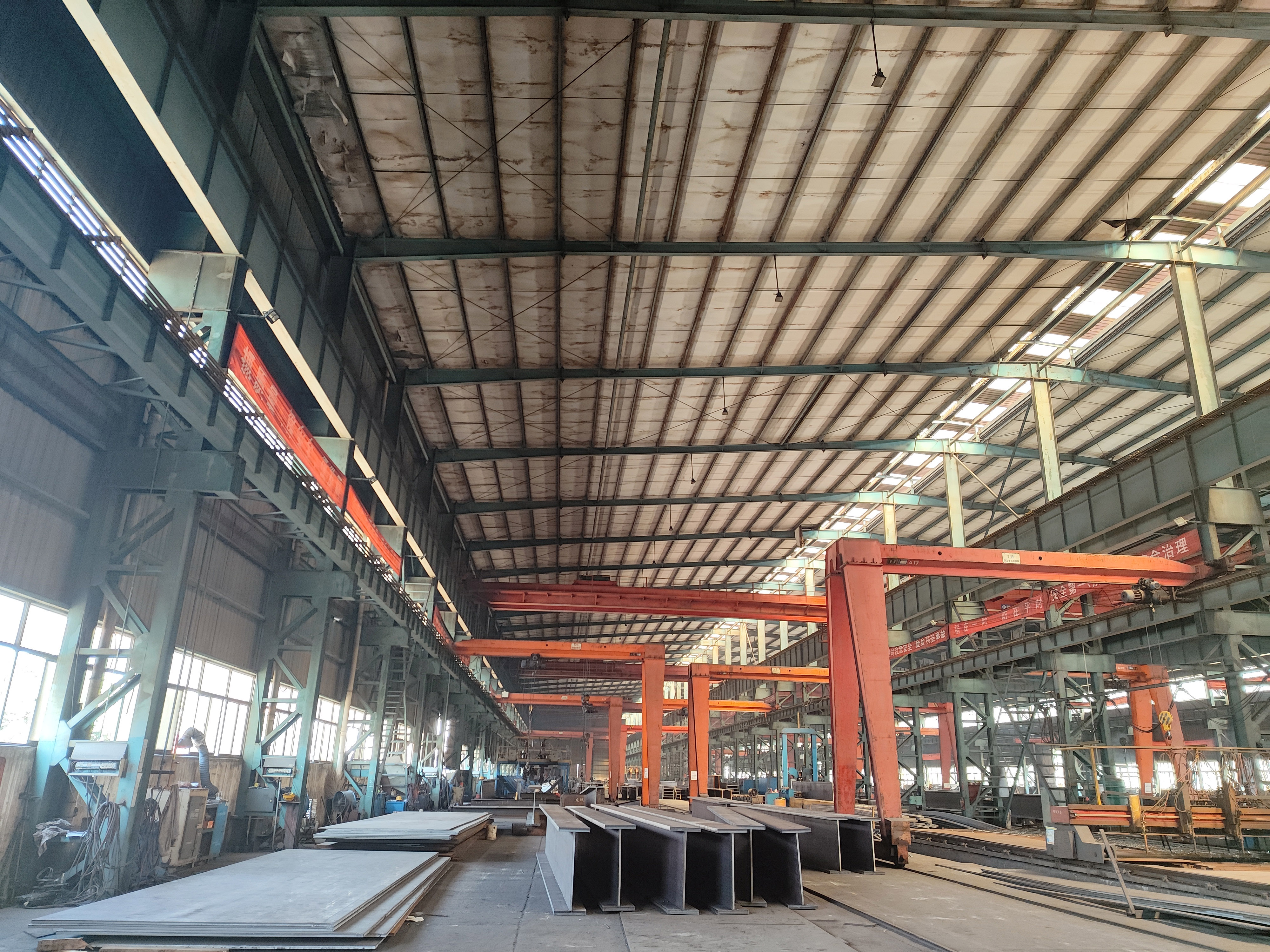 Welding H-beam