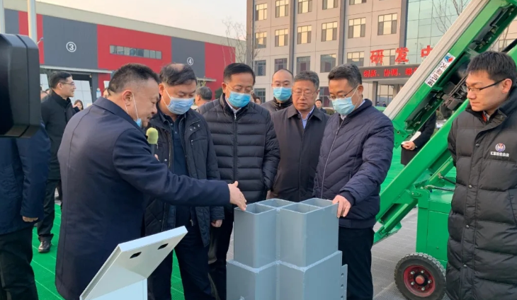 The Ministry of Housing and Urban-Rural Development, and other leaders visited and inspected our company .