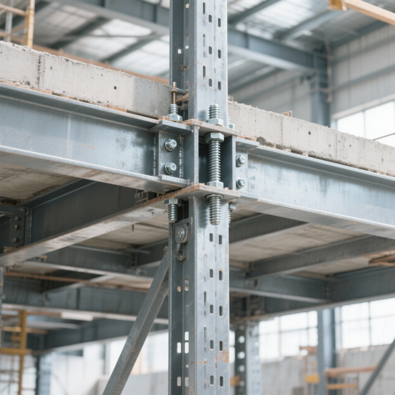 Four ways to construct a steel structure mezzanine