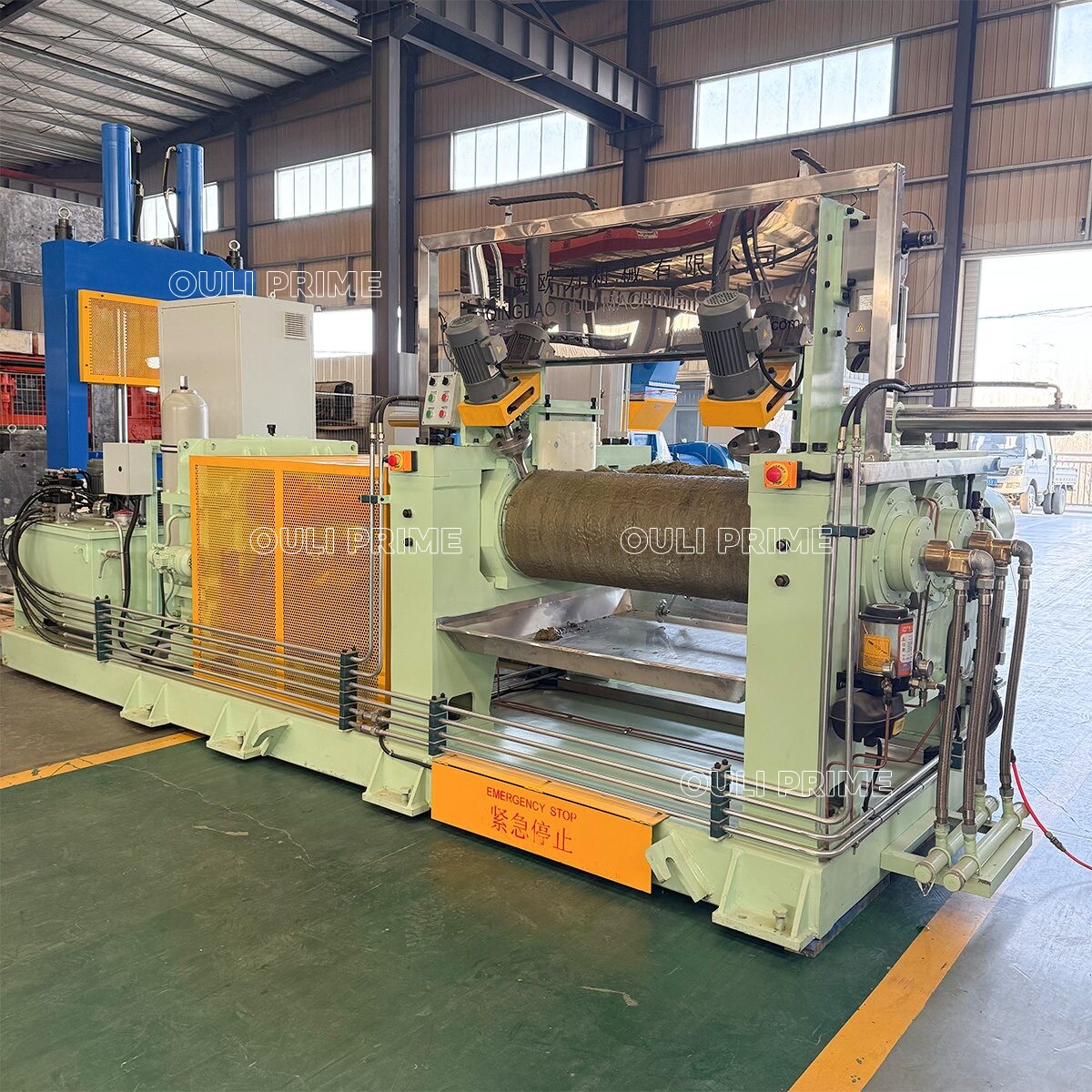 Compact design Two Roll Rubber Open Mixing Mill