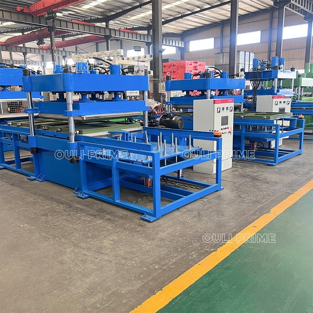 With Ejector Type rubber Tile mat making machine