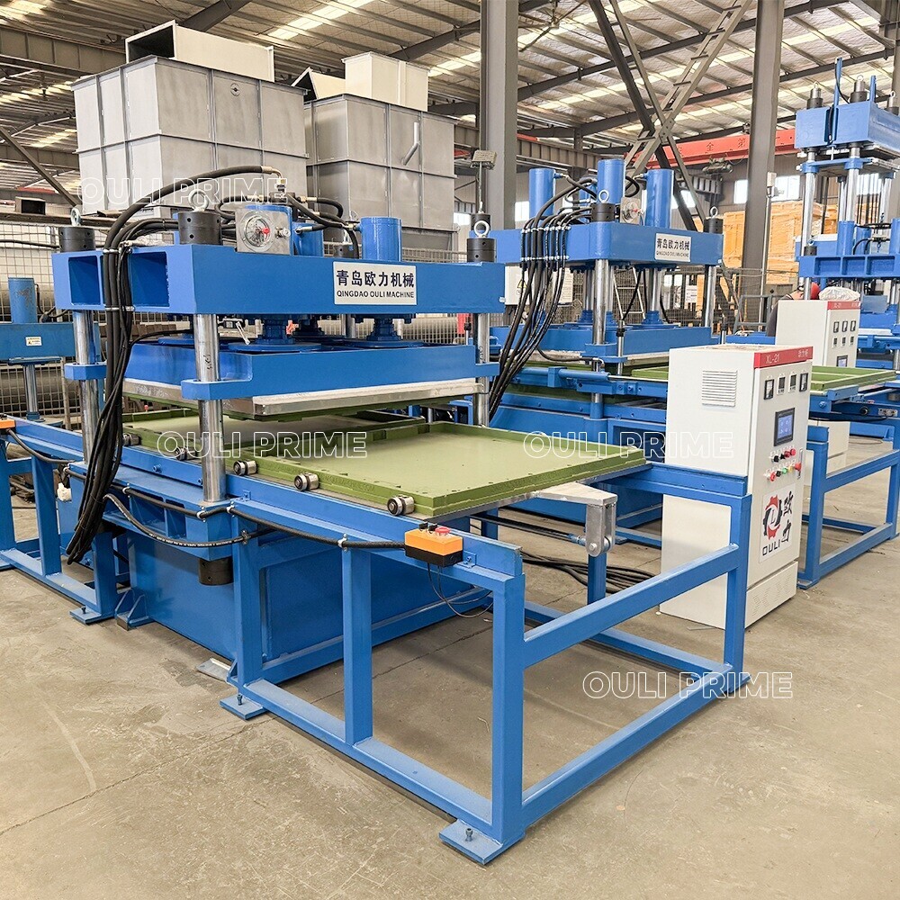 With Ejector Type rubber Tile mat making machine