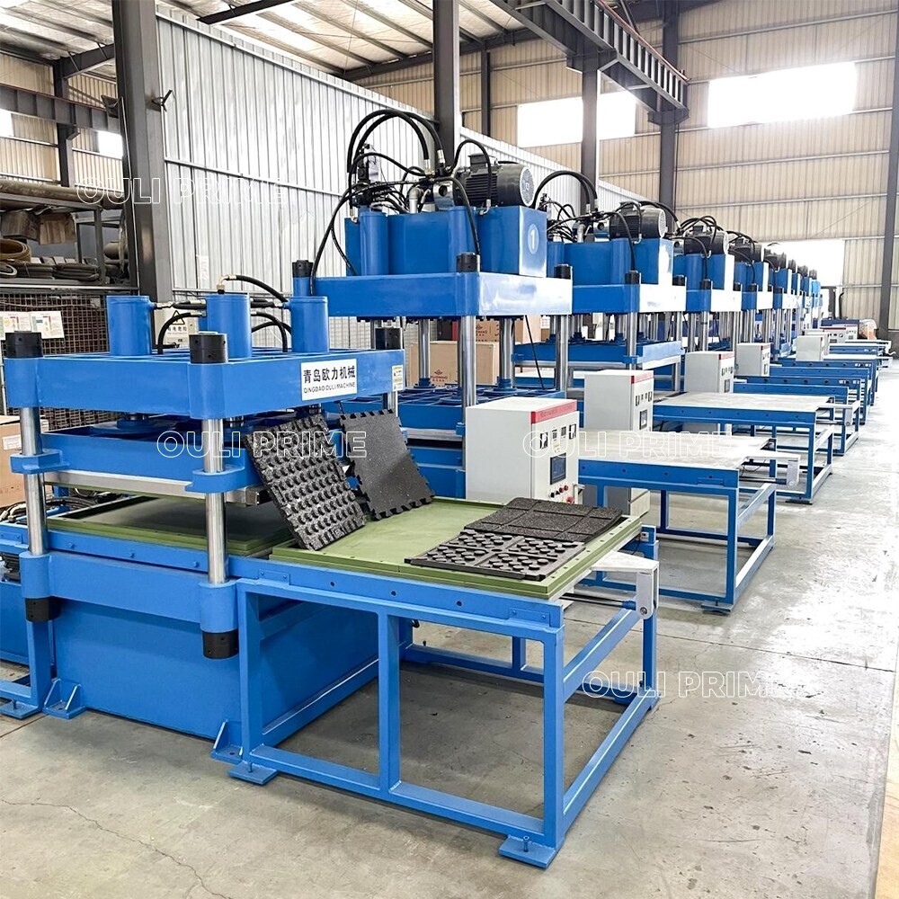 120T XLB-D 1100×1100 rubber floor tile making machine / rubber mat making 