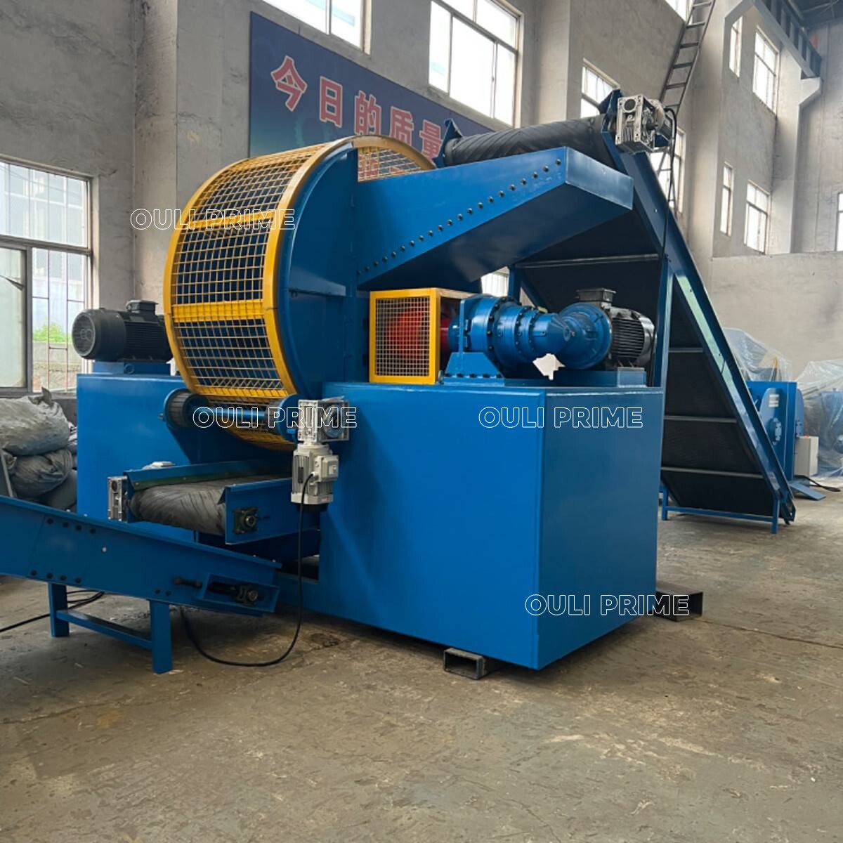 Rubber Fiber separator Machine / Waste Tire Recycling Machine