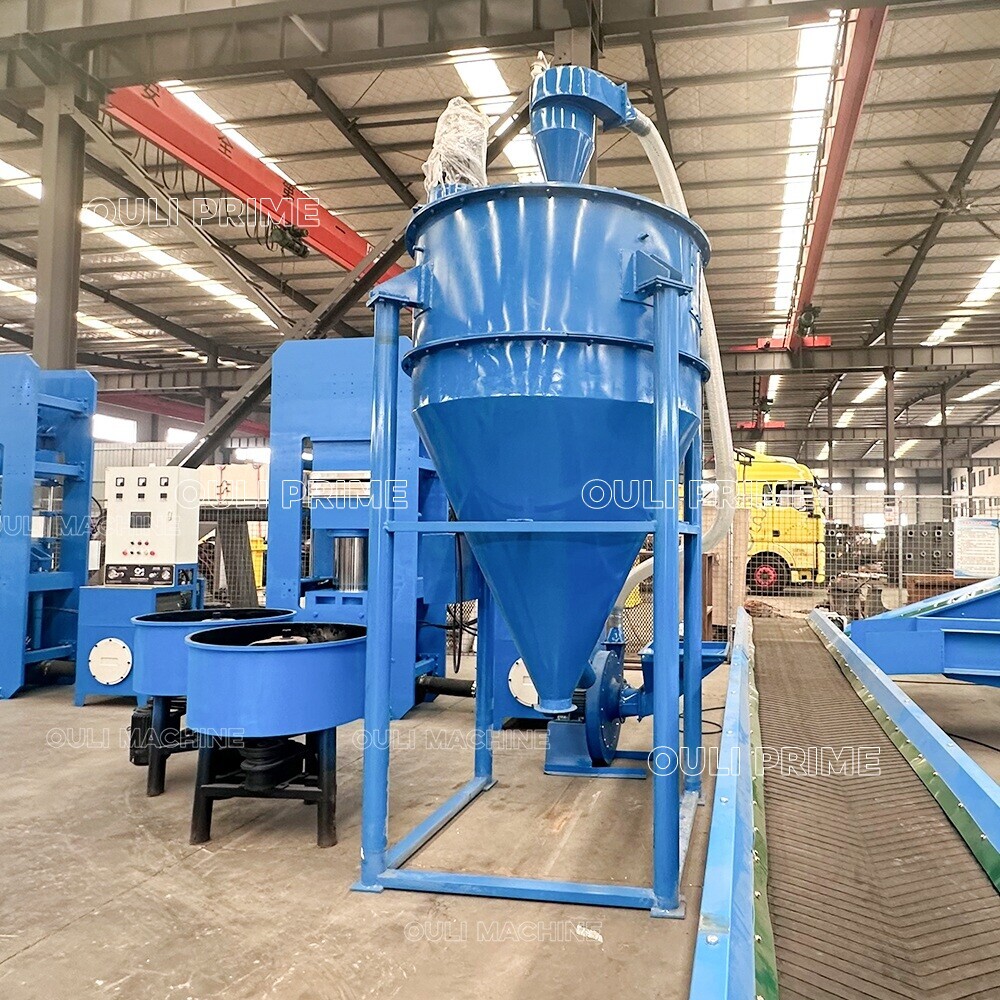 Rubber Fiber separator Machine / Waste Tire Recycling Machine