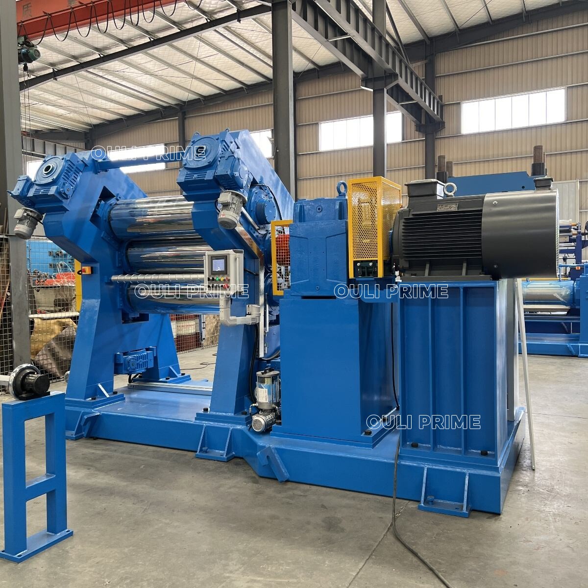 4 roll rubber calender machine / rubber sheet making machine