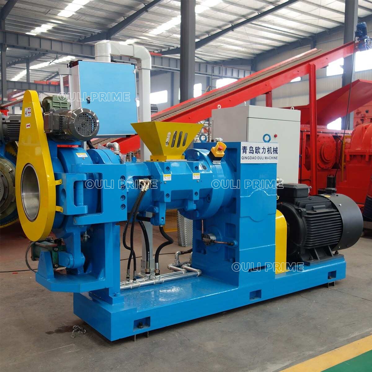 Rubber Strainer Type Rubber Extrusion Extruding Machine / Rubber Extruder