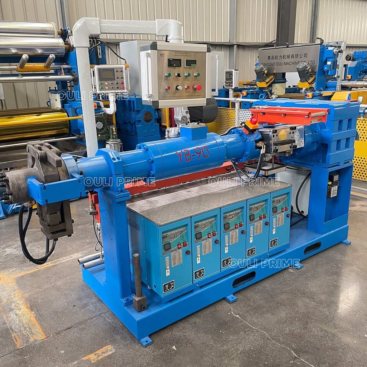 Vacuum Type Rubber Profile Extruder Manufacturers / Rubber Extruder Extrusion Machine