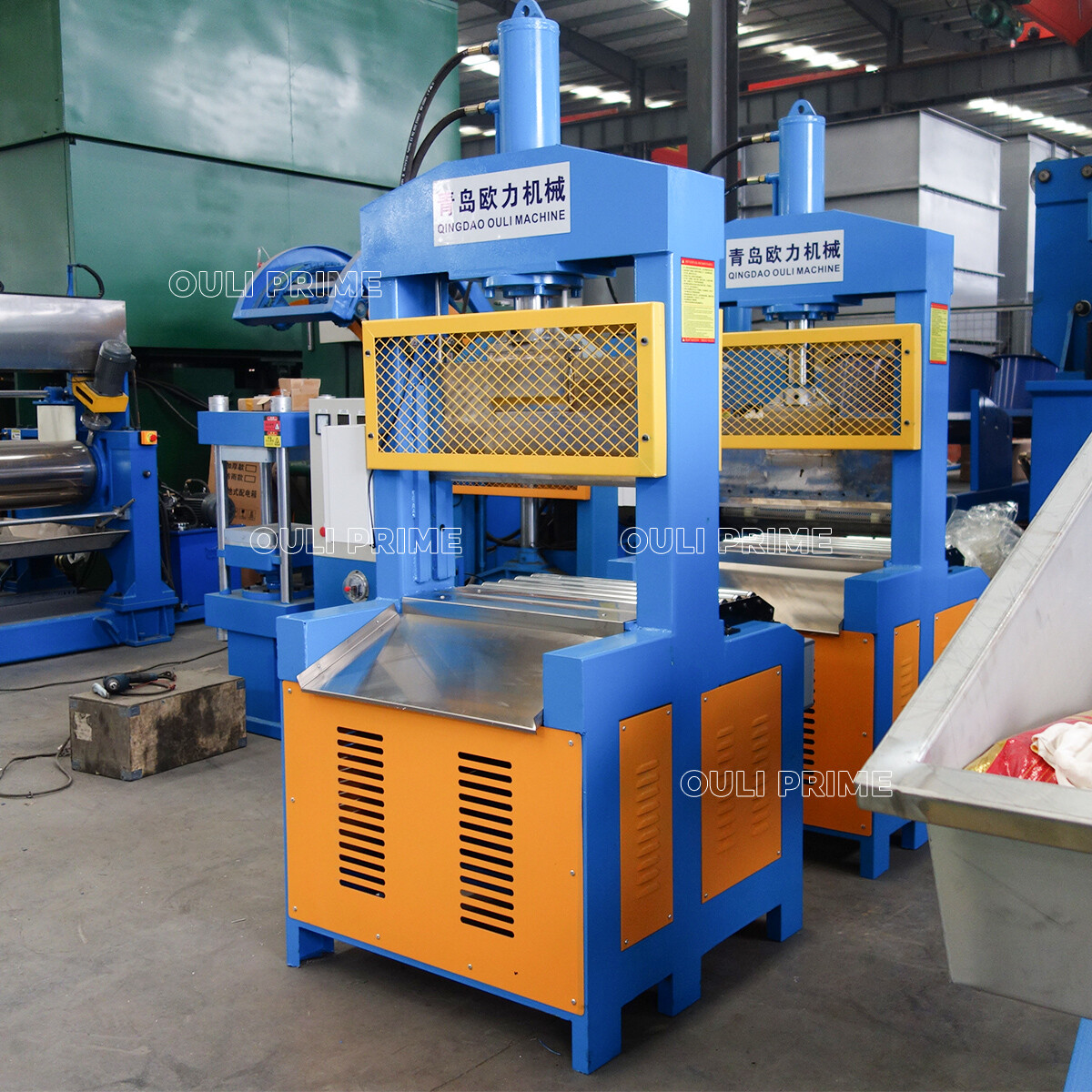 Hydraulic Rubber Bale Cutter / Rubber Cutting Machine