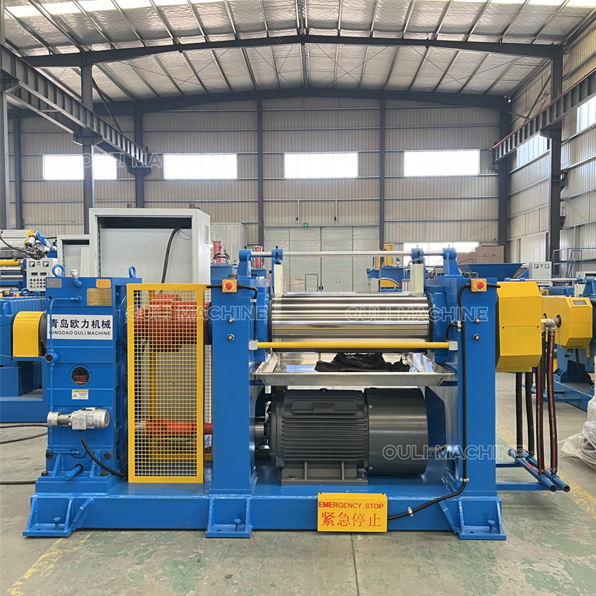 Automatic Stock Blender Type Two Roll Rubber Open Mixing Mill