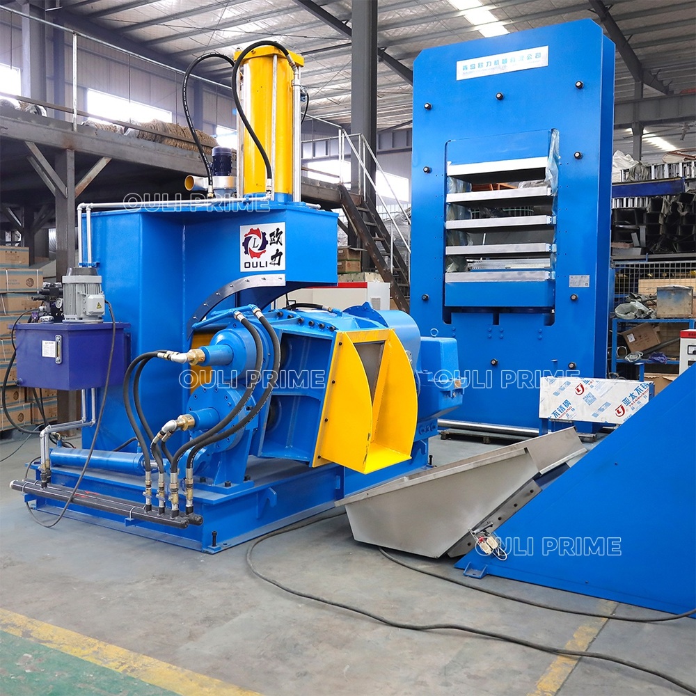 Pneumatic Pressure Rubber Dispersion Rubber Kneader Mixer Machine