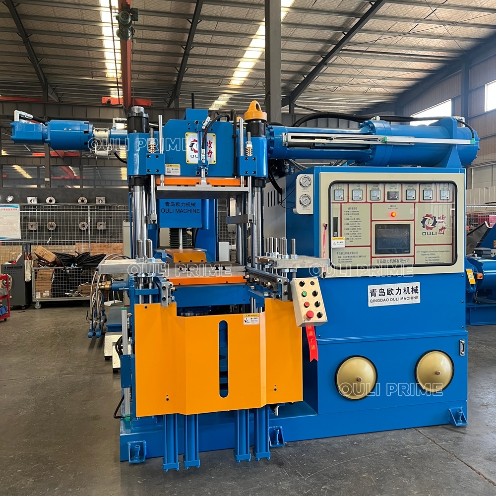 Rubber injection molding vulcanizing machine