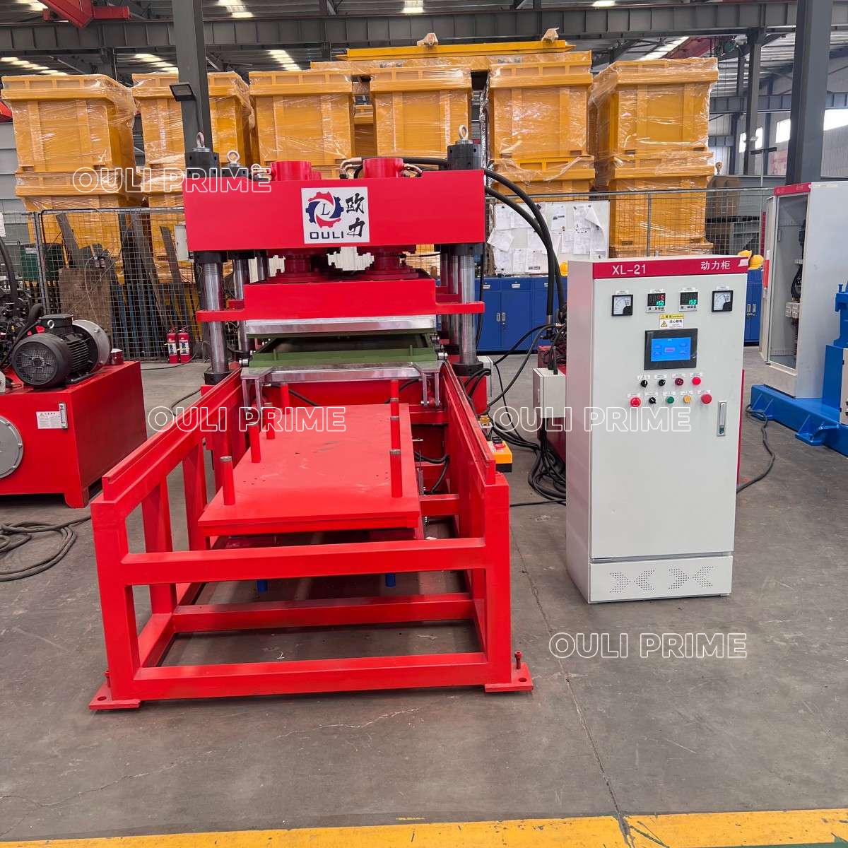250Ton XLB-D 1100×2200 rubber Gym tile making machine / rubber floor tile machine
