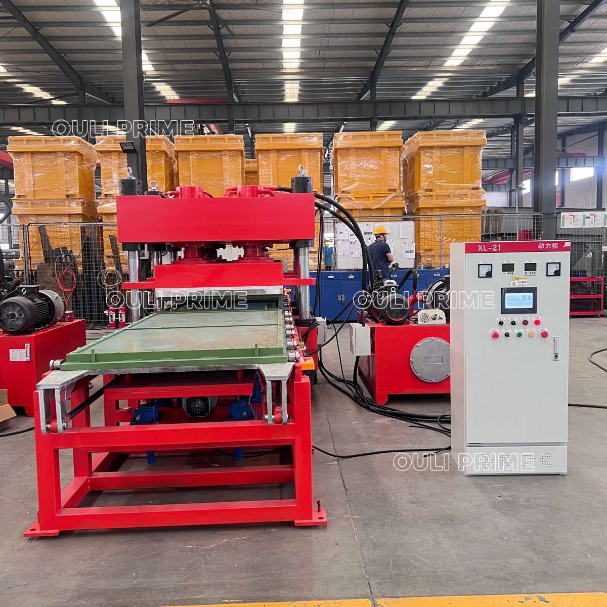 250Ton XLB-D 1100×2200 rubber Gym tile making machine / rubber floor tile machine