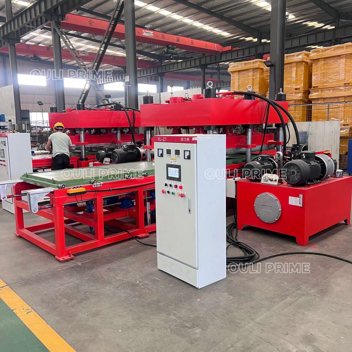 250Ton XLB-D 1100×2200 rubber Gym tile making machine / rubber floor tile machine