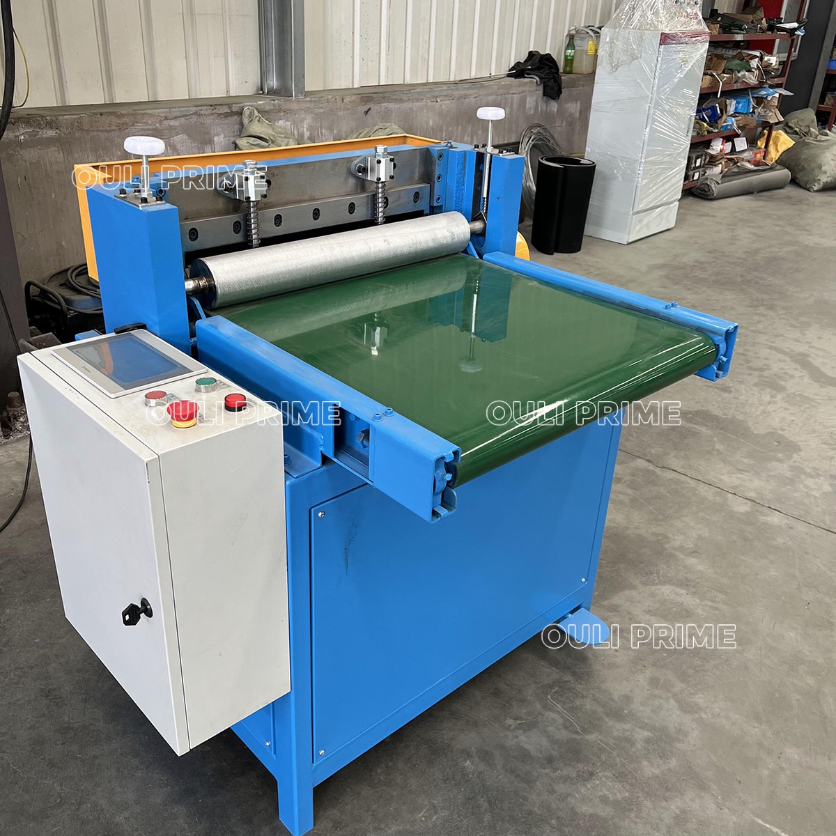 Rubber strip cutter / rubber strip cutting machine