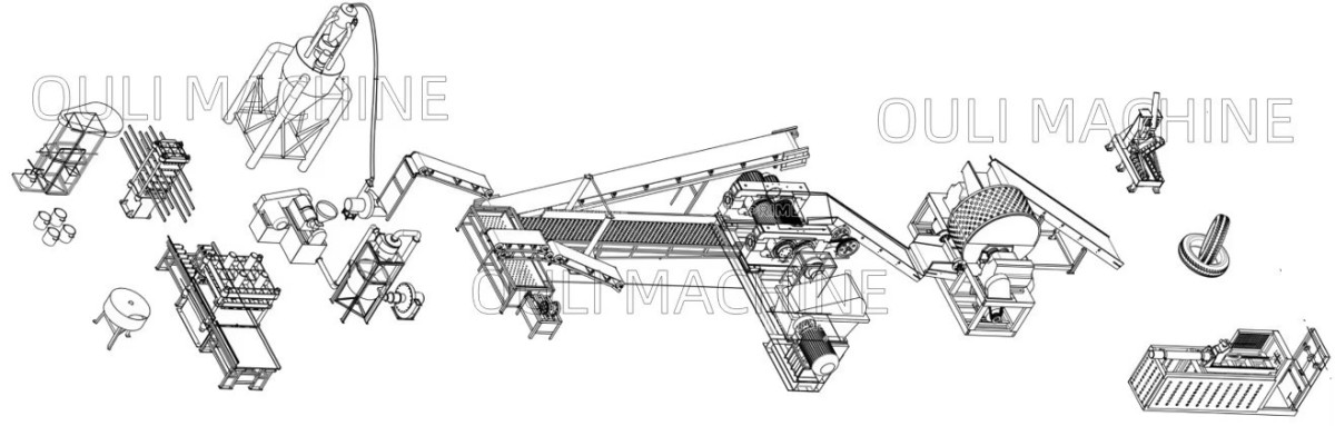 double  hook drawing machine