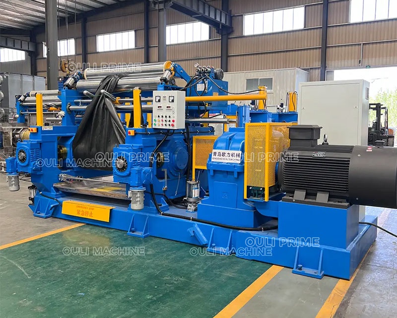 Stock Blender Open Type Two Roll Rubber Mixing Mill Machine
