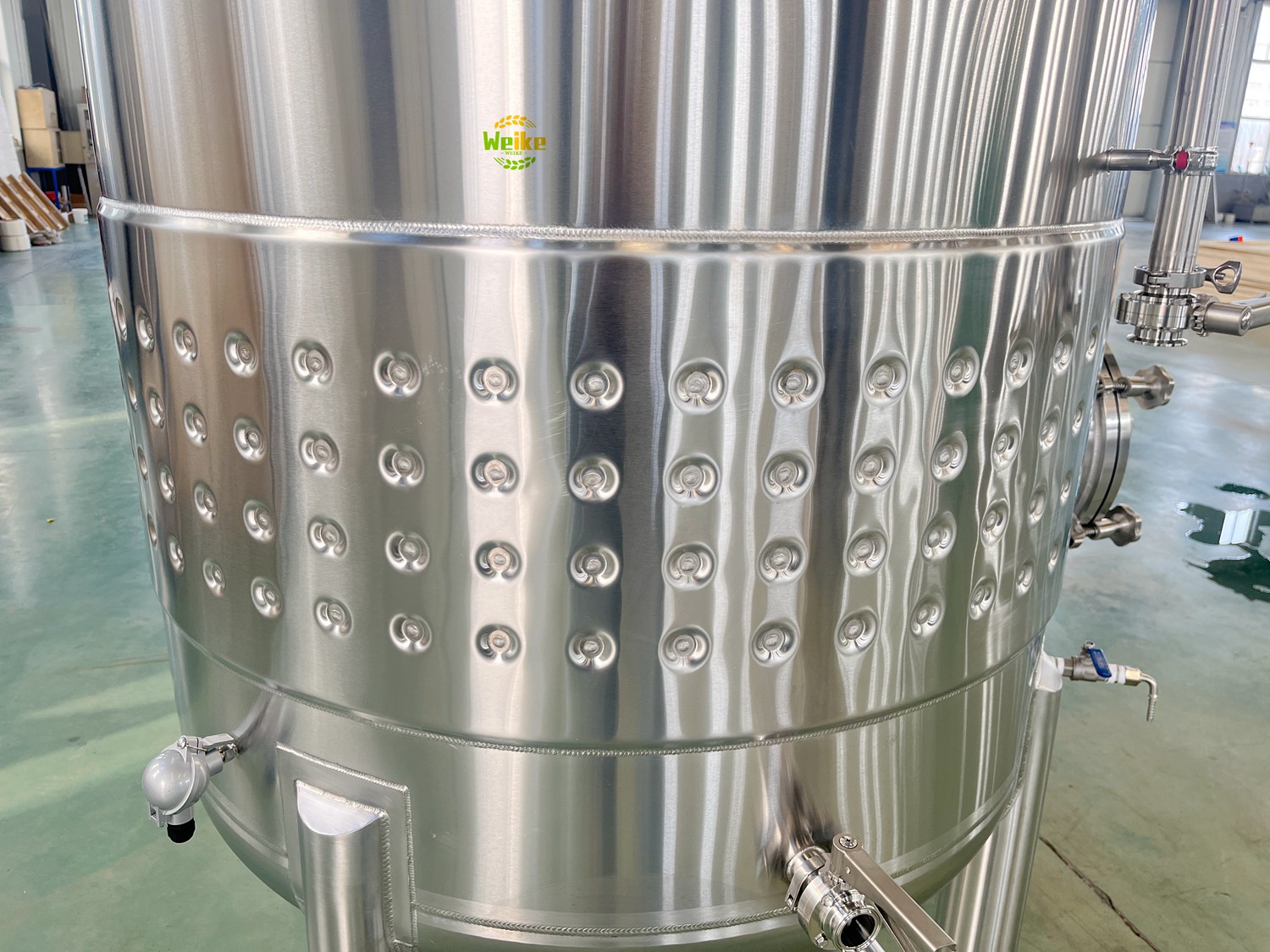 1000L stainless steel wine fermentation tanks