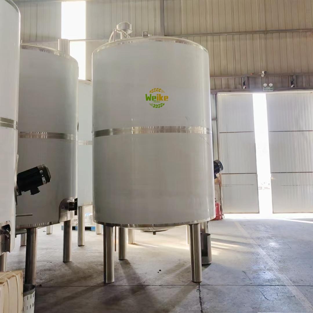 5000L dairy milk mixing tanks