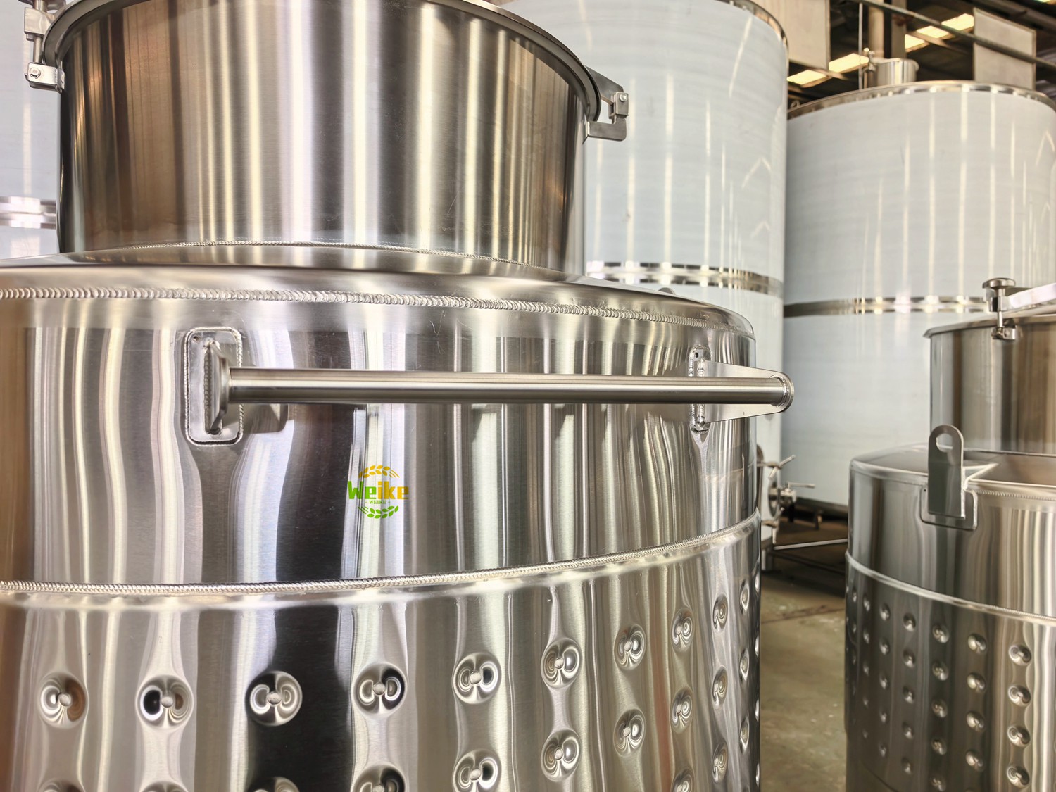1500L Jacketed Wine Fermenter tank